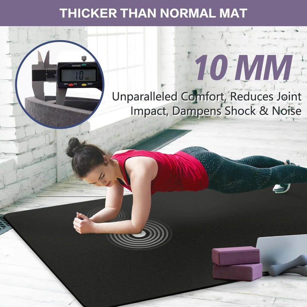 2/5 Inch (10 MM) Extra Thick Yoga Mat